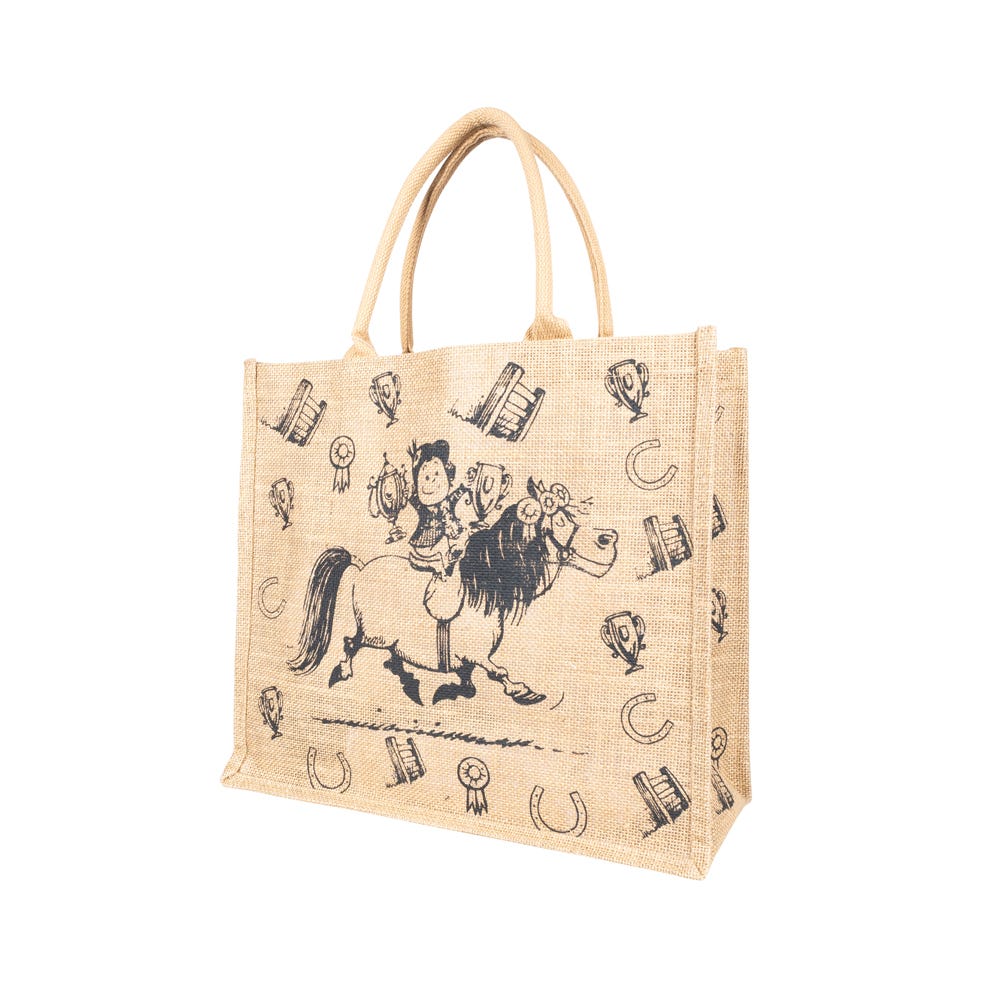 Hy Equestrian Thelwell Collection Hessian Bag image 7